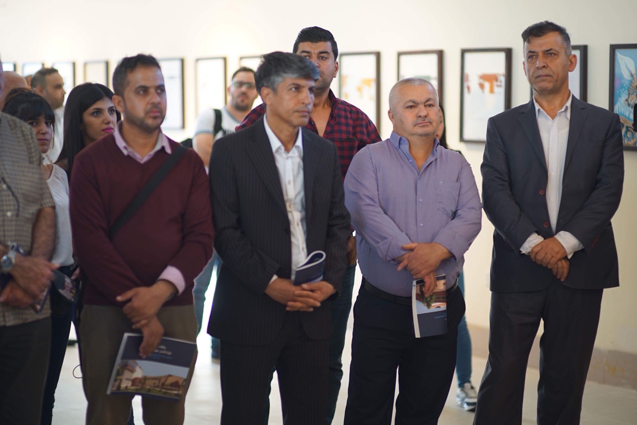 مدينة السليمانية تحتضن اول معرض للفن المعاصر – تصوير: ابراهيم فتاح